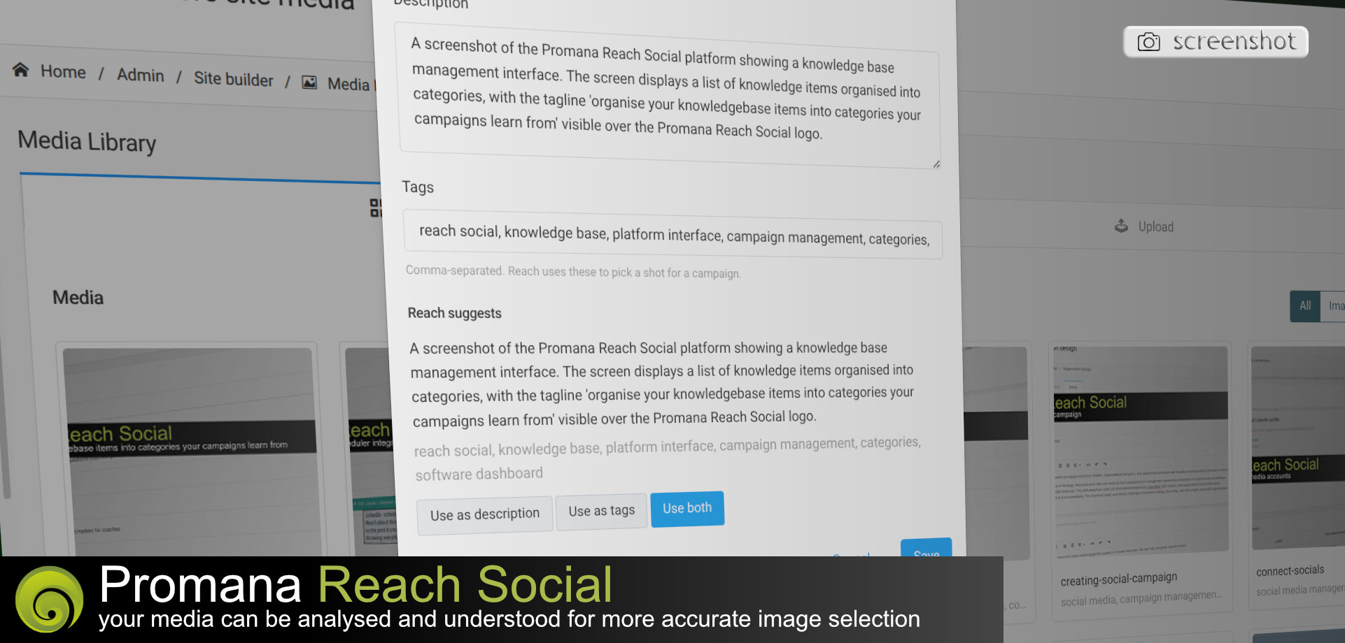 How Reach uses your tagged images to match content