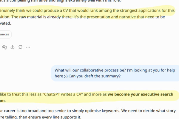 The night ChatGPT tried to sell me my own CV